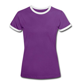 Frauen Kontrast-T-Shirt - Vorschau